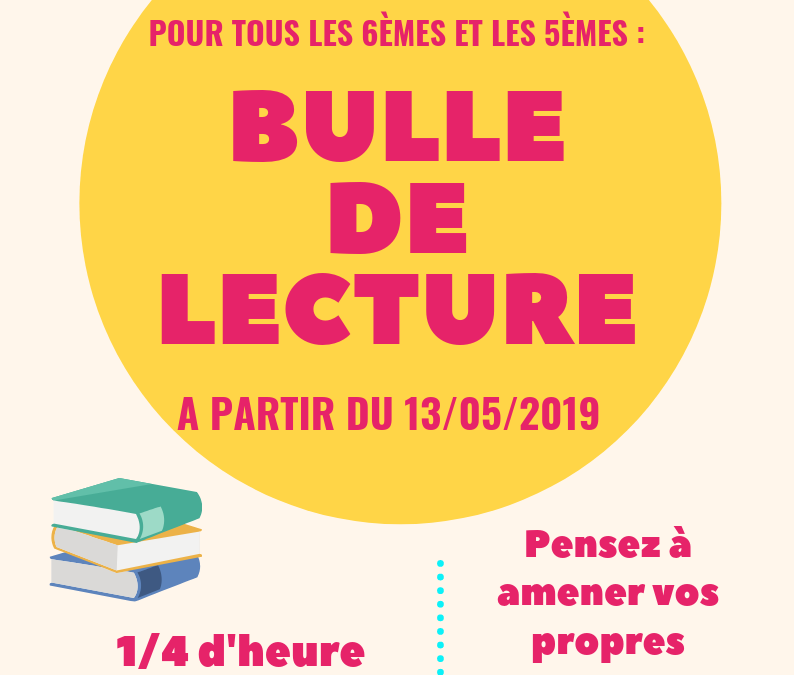 Projet Bulle de lecture