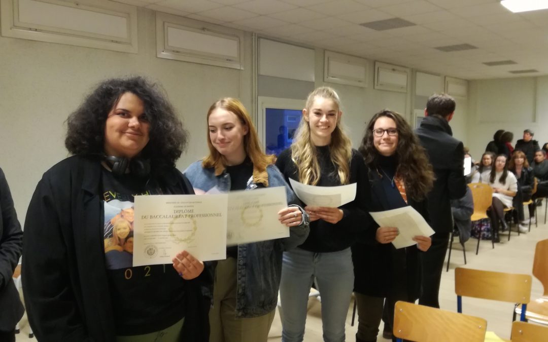 Vendredi 15 novembre s’est déroulée la remise des diplômes 2019