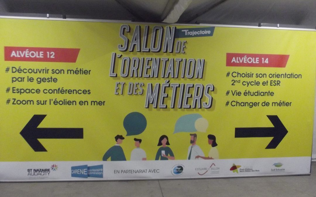 Salon Trajectoire :  Beaucoup de rencontres au stand du lycée comme sur l’espace « place ô gestes »