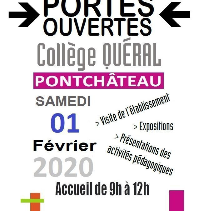 PORTES OUVERTES COLLEGE QUERAL samedi 1er février